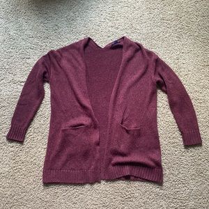 American Eagle burgundy cardigan (size XS/S)